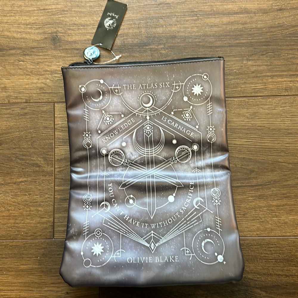 Atlas Six themed book sleeve
